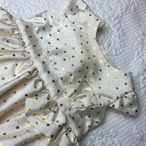 Gold special occasion dress infant